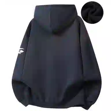 阿凡迪 【重磅华棉】美式潮流校园基础款品牌字母复古涂鸦印花高街通勤个性穿搭少年感无性别主义宽松简约拉链开衫连帽卫衣 男女同款