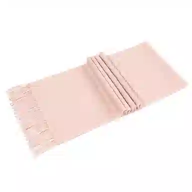 一米画纱 大气流苏加厚温暖时尚简约纯色暖糯亲肤围脖外搭保暖 山羊绒 绒线围巾 男女同款情侣款