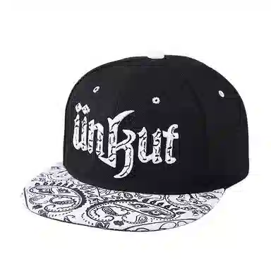 艾佳微 韩版时尚字母平沿帽子 街舞嘻哈帽平檐 腈纶 棒球帽 男女同款情侣款