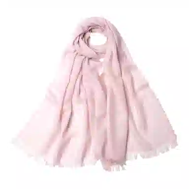 红豆 简约纯色轻盈舒适保暖时尚百搭 羊毛 绒线围巾 男女同款情侣款