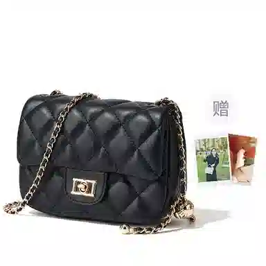 Red Dragonfly Quilted Leather Bag