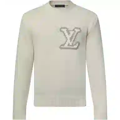 Louis Vuitton SS26 Logo Embroidered Sweater