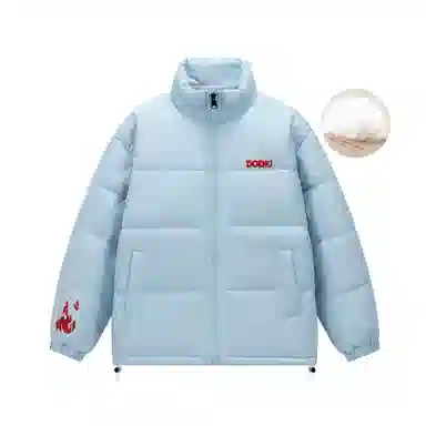DOENU Embroidered Logo Puffer Jacket