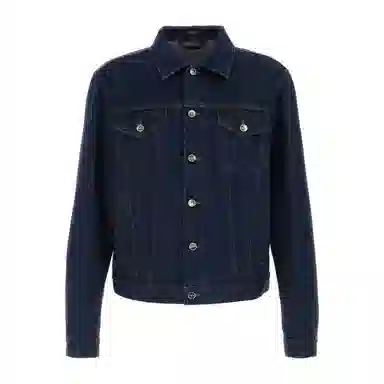 GUCCI FW25 Cotton Webbing Denim Jacket