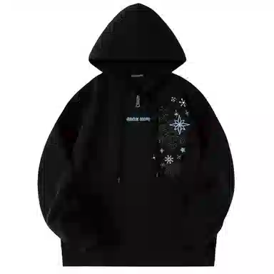 大卫贝肯 美式高街复古品牌印花百搭日常通勤潮流时尚小众套头连帽卫衣 男女同款