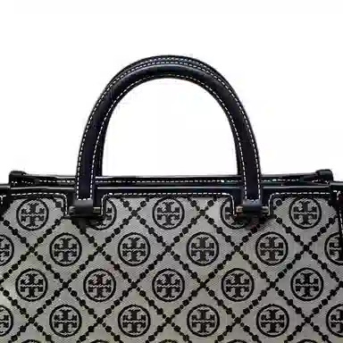 Tory Burch T Monogram Tote Small Navy