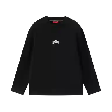 SPRAYGROUND Shark Logo Long Sleeve Tee
