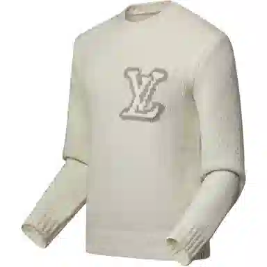 Louis Vuitton SS26 Logo Embroidered Sweater