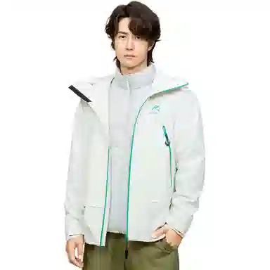 鸭鸭  冰壳系列 山系户外工装三合一四季外套时尚百搭宽松休闲连帽  耐磨透气防水防风防雨冲锋衣 男女同款