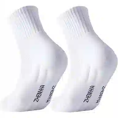 莫代尔 防臭吸湿柔软亲肤舒适透气运动袜宽松不紧绷耐磨耐穿吸湿不粘脚篮球袜抗起球不易变形防滑中筒袜 男女同款