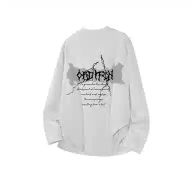 欧迪芬 美式高街闪电字母休闲百搭宽松落肩圆领套头柔软质地打底衫 男女同款