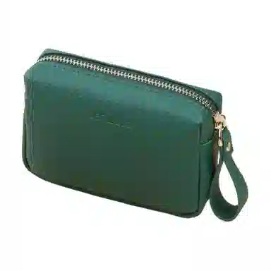 歌若拉 指环型拉尾设计 头层牛皮 简约日系风 实用 卡包 收纳包零钱包 常规 男女同款情侣款 多色