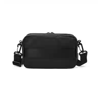 老人头 时尚潮流简约轻便出行单肩休闲百搭通勤包  人造革 斜挎包 常规 男女同款情侣款 黑色/米白色/深灰色