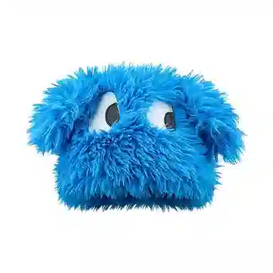 恩僾德 可爱搞怪小狗帽子女秋冬季毛绒帽大眼睛小众百搭可爱护耳加厚高颜值学生显脸小帽子潮 聚酯纤维 绒线帽 男女同款情侣款