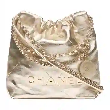 Chanel 22 Bag Champagne Gold
