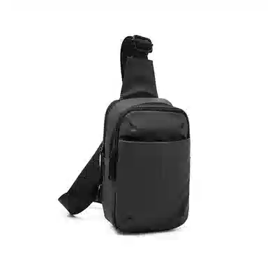 老人头 百搭休闲轻便通勤单肩旅游骑行包 人造革 胸包 男女同款情侣款 多色