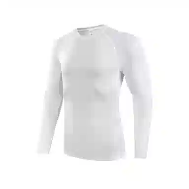 左岸 时尚简约长袖衫户外运动紧身速干衣篮球足球跑步训练日常通勤修身显瘦休闲打底衫百搭上衣健身衣 男款