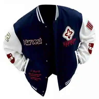 JIMI&JONS Embroidered Baseball Jacket