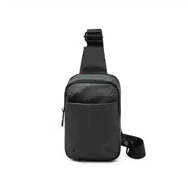 老人头 百搭休闲轻便通勤单肩旅游骑行包 人造革 胸包 男女同款情侣款 多色