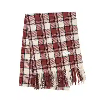 Jeep Tassel Houndstooth Scarf