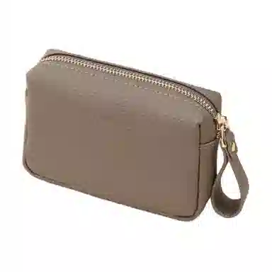 歌若拉 指环型拉尾设计 头层牛皮 简约日系风 实用 卡包 收纳包零钱包 常规 男女同款情侣款 多色