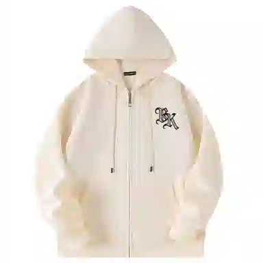 大卫贝肯 运动百搭休闲字母印花小众设计感舒适通勤柔软开衫套头连帽卫衣 男女同款