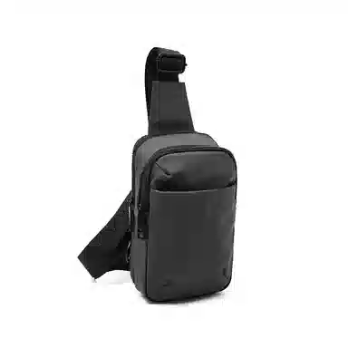 老人头 百搭休闲轻便通勤单肩旅游骑行包 人造革 胸包 男女同款情侣款 多色