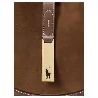 Polo Ralph Lauren Polo ID Suede Crossbody Small Brown