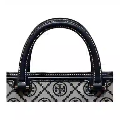 Tory Burch T Monogram Tote Small Navy