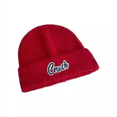 恩僾德 日系字母针织帽子保暖护耳包头帽韩版小众百搭高颜值大头围显脸小冷帽 聚酯纤维 绒线帽 男女同款情侣款