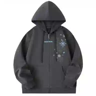 大卫贝肯 美式高街复古品牌印花百搭日常通勤潮流时尚小众套头连帽卫衣 男女同款