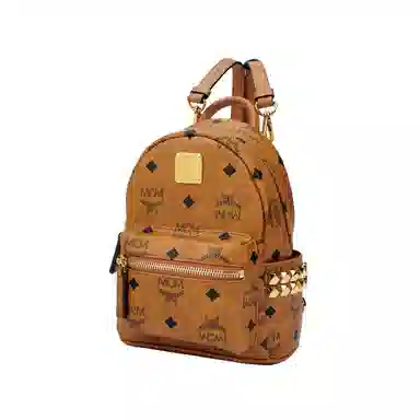 MCM Stark Visetos Cognac