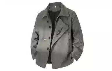 大卫贝肯 美式复古英伦风通勤基础百搭纯色毛呢外套穿搭宽松休闲秋冬保暖加厚呢子短款大衣 男女同款