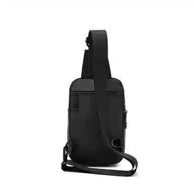 老人头 百搭休闲轻便通勤单肩旅游骑行包 人造革 胸包 男女同款情侣款 多色