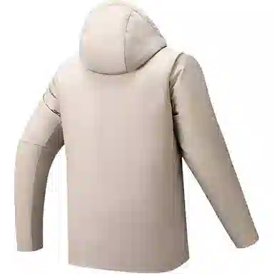 超级安踏 连帽拉链纯色羽绒服 男款