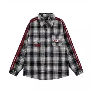 The Simpsons Retro Stripe Embroidered Shirt