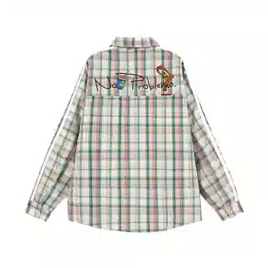 The Simpsons Retro Stripe Embroidered Shirt