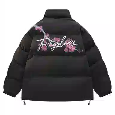 FISHGALAXY Basic Logo Floral Jacket