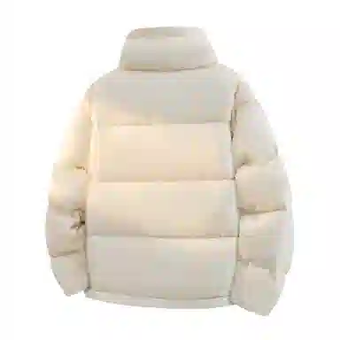 大卫贝肯 美式简约基础款纯色防寒鸭绒户外防风保暖立领宽松休闲舒适百搭羽绒服 男女同款