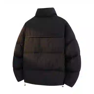 大卫贝肯 美式冬季纯色基础款鸭绒防寒保暖宽松休闲立领时尚百搭羽绒服 男女同款