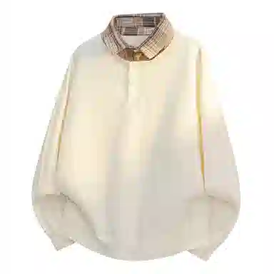 D&W Layered Shirt Sweater