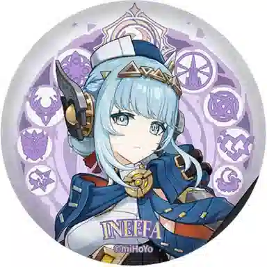 原神 伊涅芙 爱诺 菈乌玛 菲林斯 挪德卡莱主题系列 马口铁周边  徽章