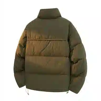 大卫贝肯 美式冬季纯色基础款鸭绒防寒保暖宽松休闲立领时尚百搭羽绒服 男女同款