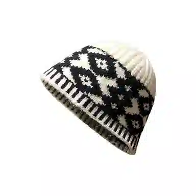 Enyide Vintage Quilted Knit Beanie
