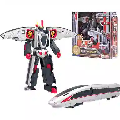 灵动创想 铁博联名 原创设计 列车超人系列 变形 成品模型