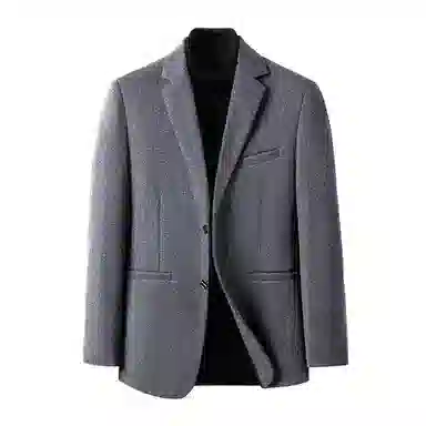 卡丹狄诺 含绵羊毛男士秋冬西服男保暖舒适轻商务休闲百搭秋季纯色单西男西装 男款