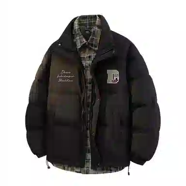 大卫贝肯 美式经典假两件设计日常百搭休闲宽松户外保暖羽绒服 男女同款