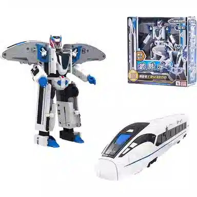 灵动创想 铁博联名 原创设计 列车超人系列 变形 成品模型