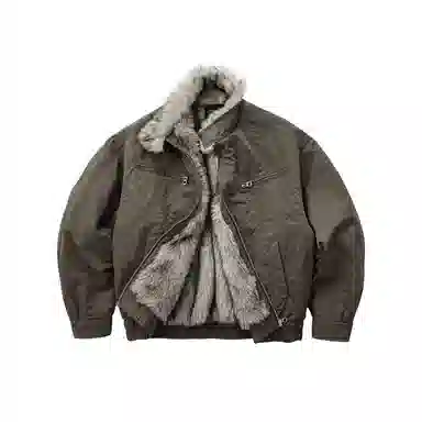 BENMYSHOWER Vintage Deconstructed Reversible Jacket