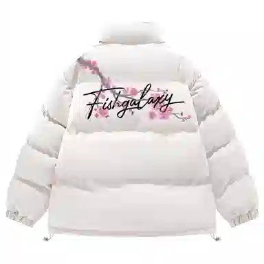 FISHGALAXY Basic Logo Floral Jacket